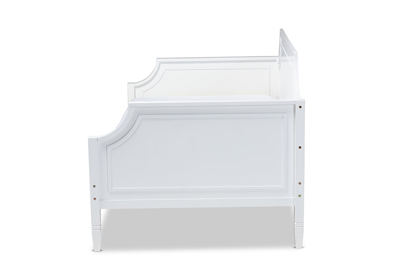 Nox Classic and Traditional White Finished Wood Twin Size Daybed