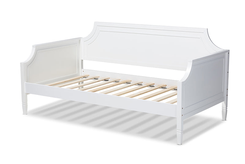 Nox Classic and Traditional White Finished Wood Twin Size Daybed