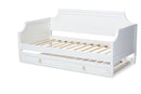 Nox White Twin Size Daybed w/Trundle Baxton