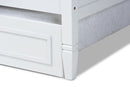 Nox White Twin Size Daybed w/Trundle Baxton