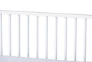 Ardon White Twin Size Spindle Daybed Baxton