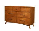 Melbourne 7 Drawer Dresser, Acorn Alpine