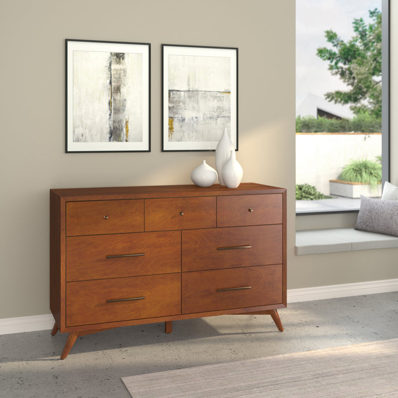 Melbourne 7 Drawer Dresser, Acorn