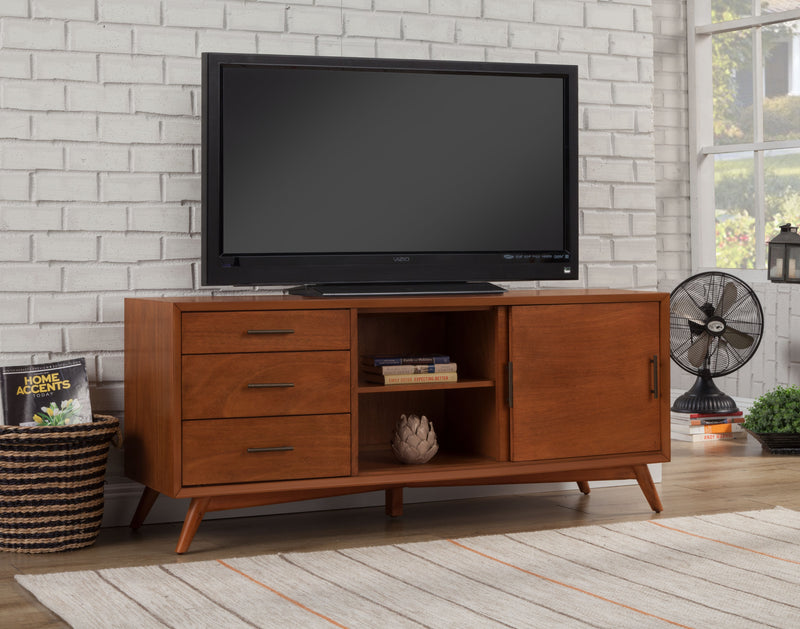 Melbourne 3 Drawers & 2 Sliding Doors Large TV Stand, Acorn