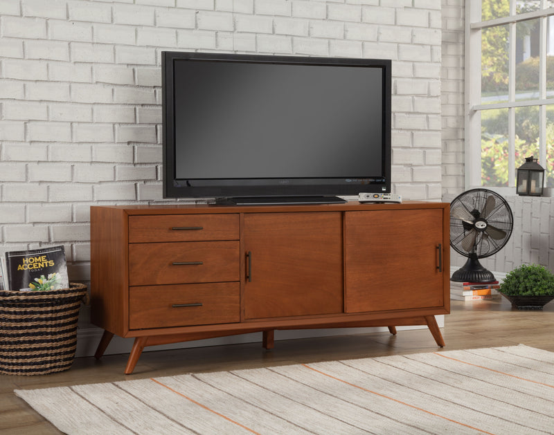 Melbourne 3 Drawers & 2 Sliding Doors Large TV Stand, Acorn