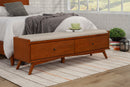 Melbourne 2 Drawers Bench, Acorn Alpine