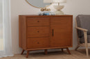 Melbourne 3 Drawers & 1 Door Accent Cabinet, Acorn Alpine