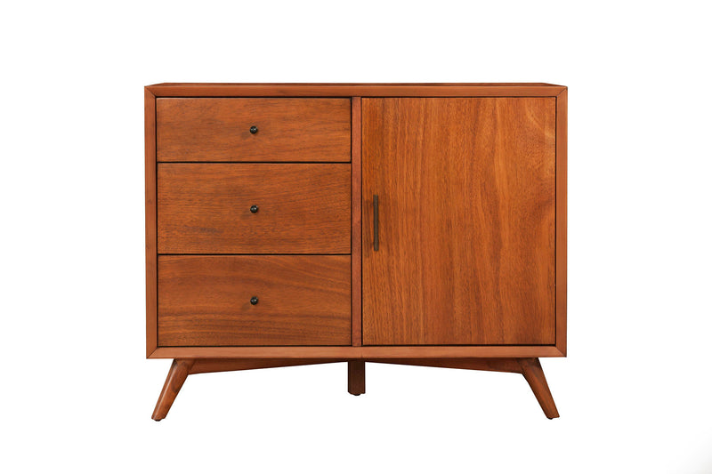 Melbourne 3 Drawers & 1 Door Accent Cabinet, Acorn