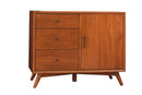 Melbourne 3 Drawers & 1 Door Accent Cabinet, Acorn Alpine
