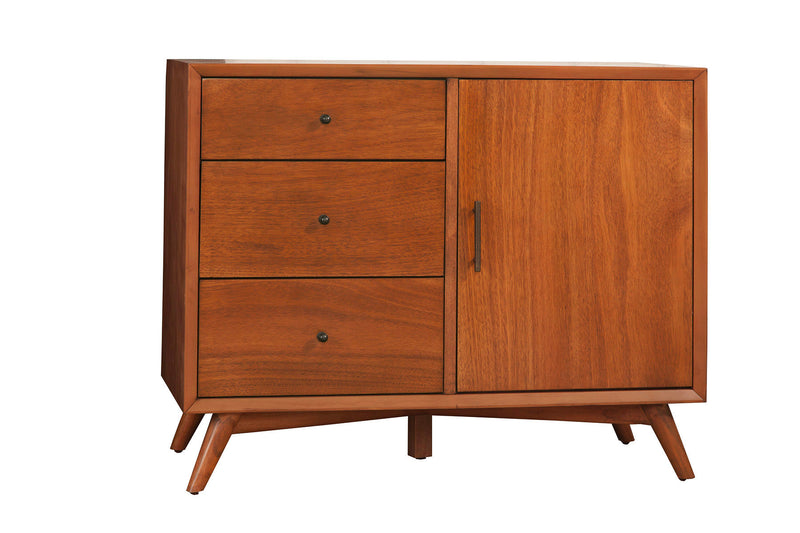 Melbourne 3 Drawers & 1 Door Accent Cabinet, Acorn