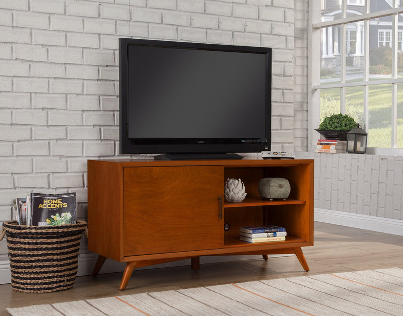 Melbourne 3 Drawers & 1 Door Small TV Stand, Acorn Alpine
