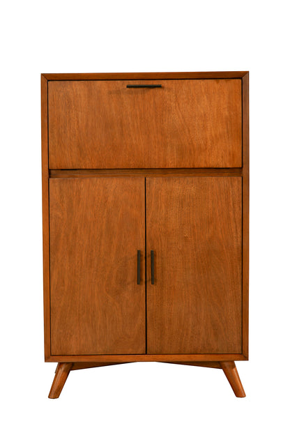 Melbourne Large Bar Cabinet w/Drop Down Tray, Acorn