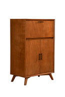Melbourne Large Bar Cabinet w/Drop Down Tray, Acorn Alpine