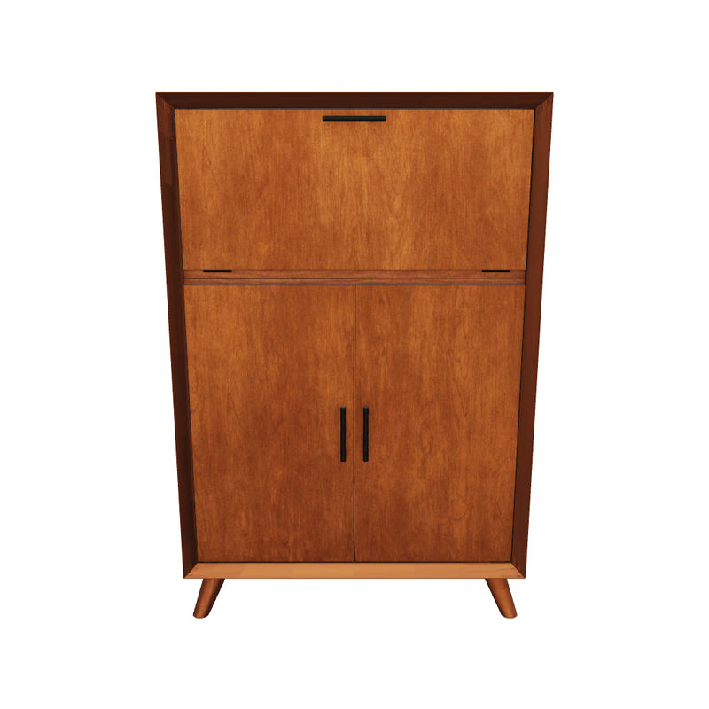 Melbourne Large Bar Cabinet w/Drop Down Tray, Acorn