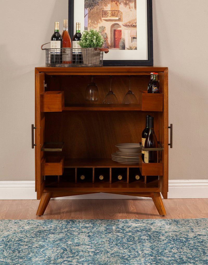 Melbourne Small Bar Cabinet, Acorn Alpine