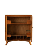 Melbourne Small Bar Cabinet, Acorn Alpine