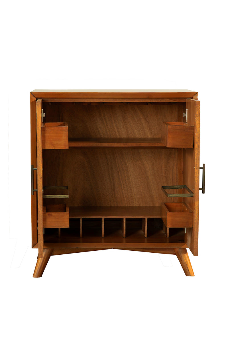 Melbourne Small Bar Cabinet, Acorn