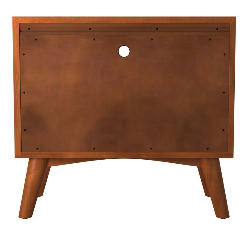 Melbourne 2 Drawers Large Nightstand, Acorn Alpine