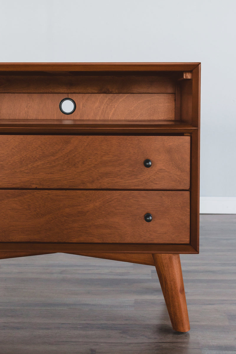 Melbourne 2 Drawers Large Nightstand, Acorn