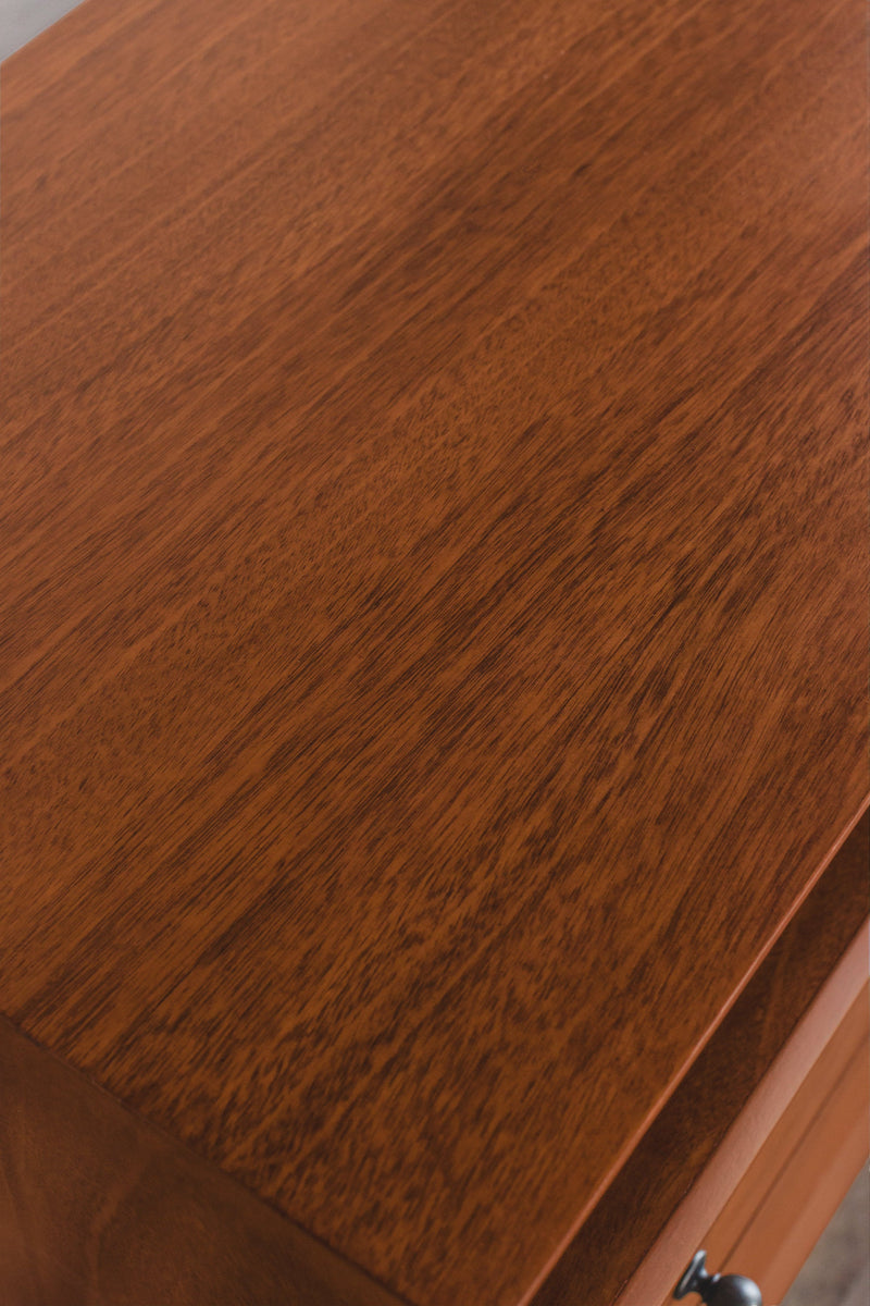Melbourne 2 Drawers Large Nightstand, Acorn Alpine