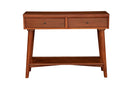 Melbourne 2 Drawers Console Table, Acorn Alpine