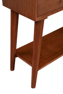 Melbourne 2 Drawers Console Table, Acorn Alpine