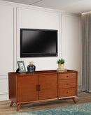 Melbourne Two Drawers Sideboard, Acorn Alpine