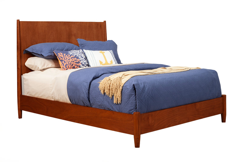 Melbourne Full Size Panel Bed, Acorn