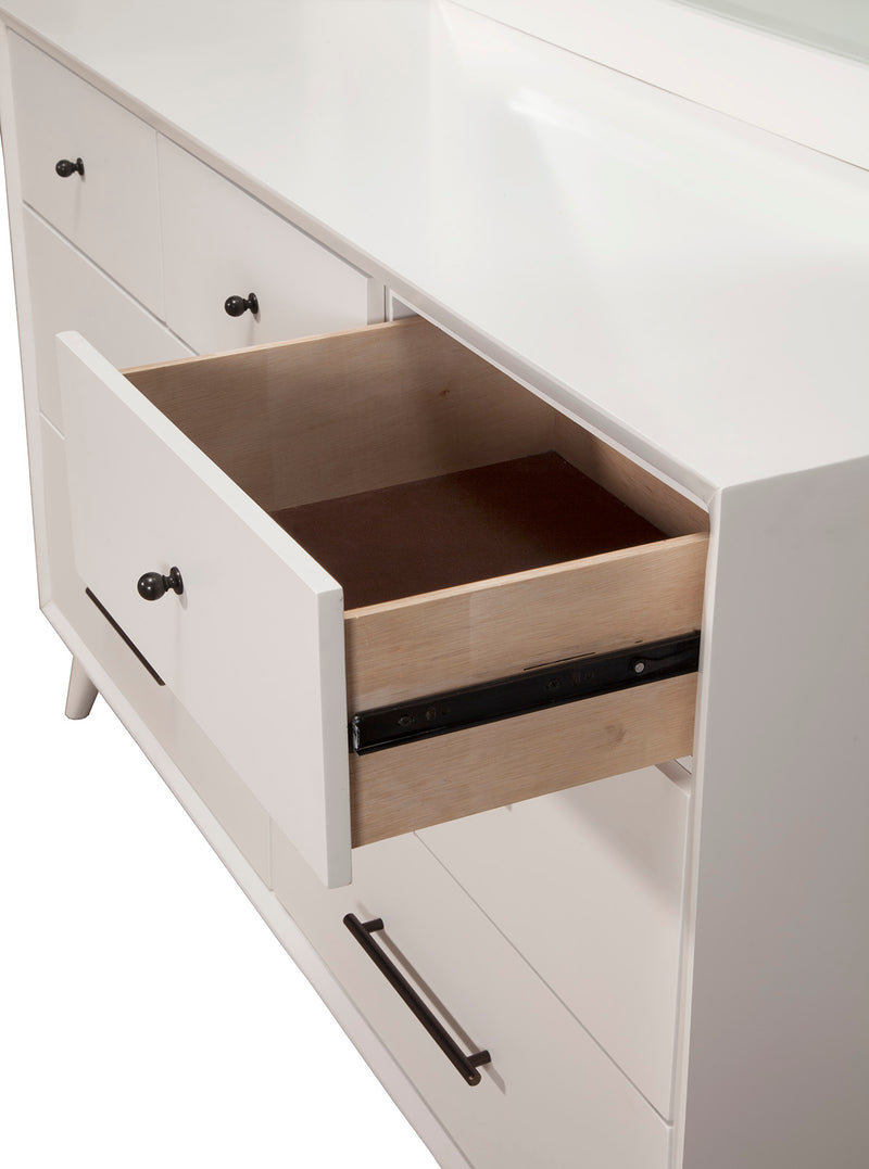 Melbourne 7 Drawer Dresser, White