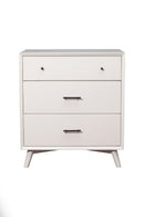 Melbourne 3 Drawer Chest, White Alpine
