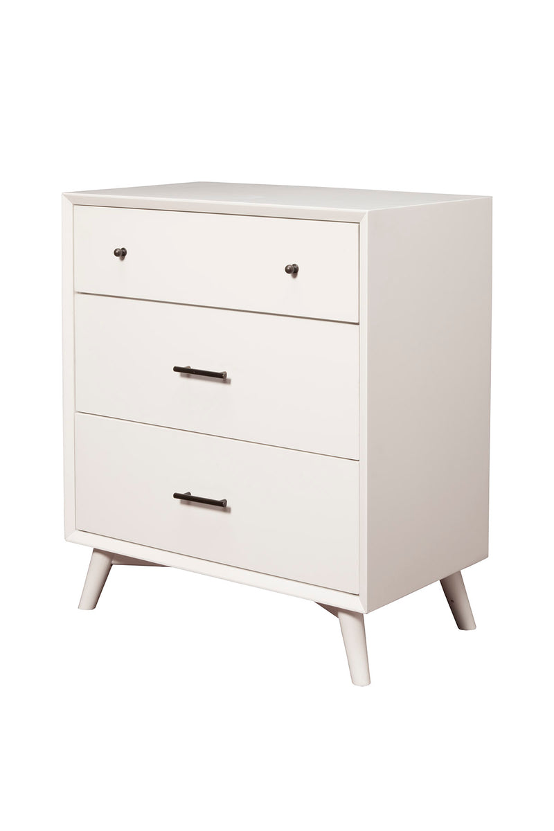 Melbourne 3 Drawer Chest, White