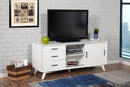 Melbourne Large TV Stand, White Alpine