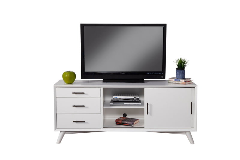 Melbourne Large TV Stand, White Alpine
