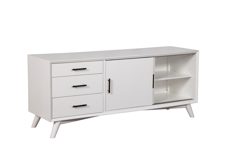 Melbourne Large TV Stand, White Alpine
