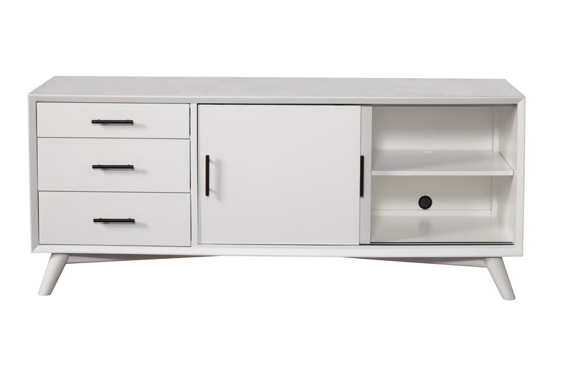 Melbourne Large TV Stand, White Alpine