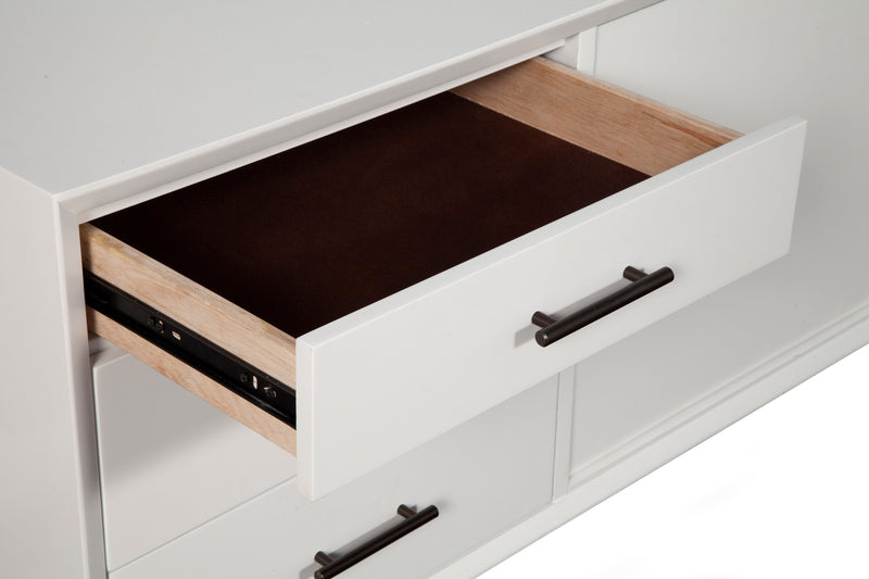 Melbourne Large TV Stand, White Alpine