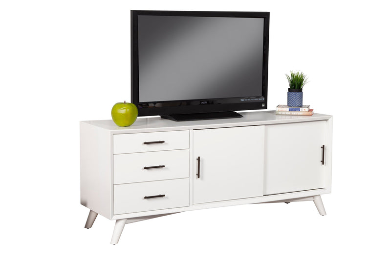 Melbourne Large TV Stand, White Alpine