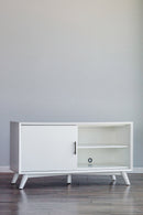 Melbourne Small TV Stand, White Alpine