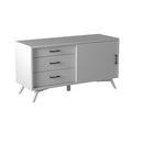 Melbourne Small TV Stand, White Alpine