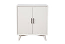 Melbourne Small Bar Cabinet, White Alpine