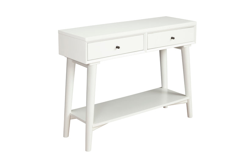 Melbourne 2 Drawers Console Table, White