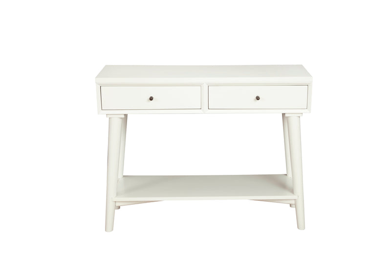 Melbourne 2 Drawers Console Table, White