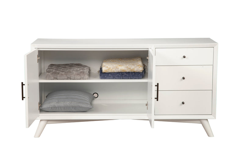 Melbourne Two Drawers Sideboard, White