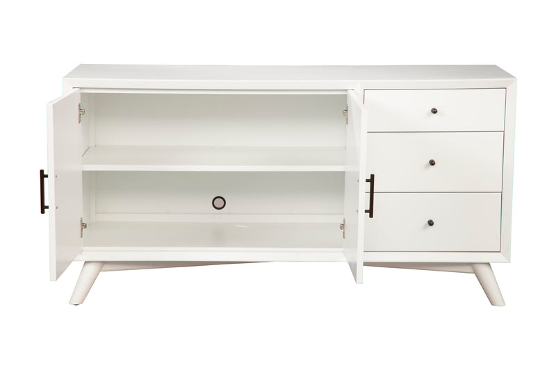 Melbourne Two Drawers Sideboard, White