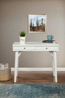 Melbourne Two Drawers Mini Desk, White Alpine