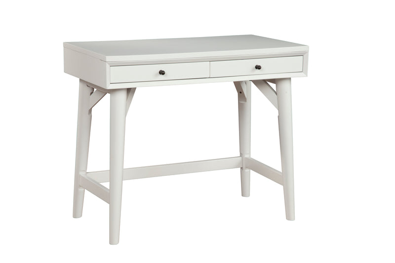 Melbourne Two Drawers Mini Desk, White