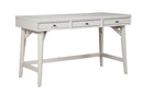 Melbourne Three Drawers Large Desk, White Alpine