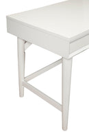 Melbourne Three Drawers Large Desk, White Alpine