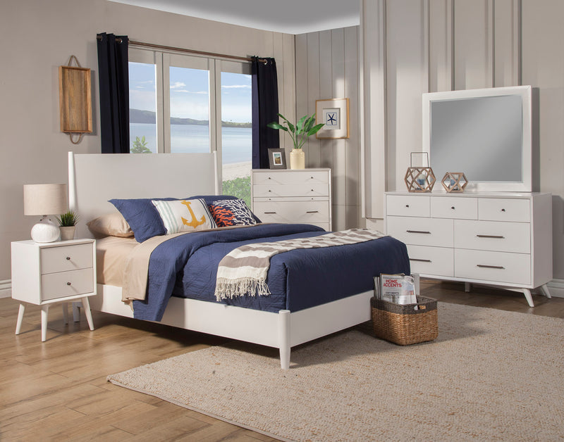 Melbourne Standard King Panel Bed, White