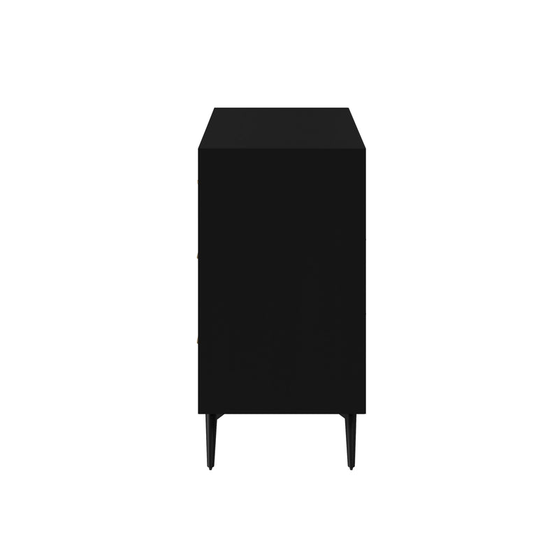 Melbourne 7 Drawer Dresser, Black Alpine